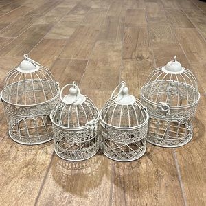 Vintage Decorative Bird Cages (Set of 4 various sizes)